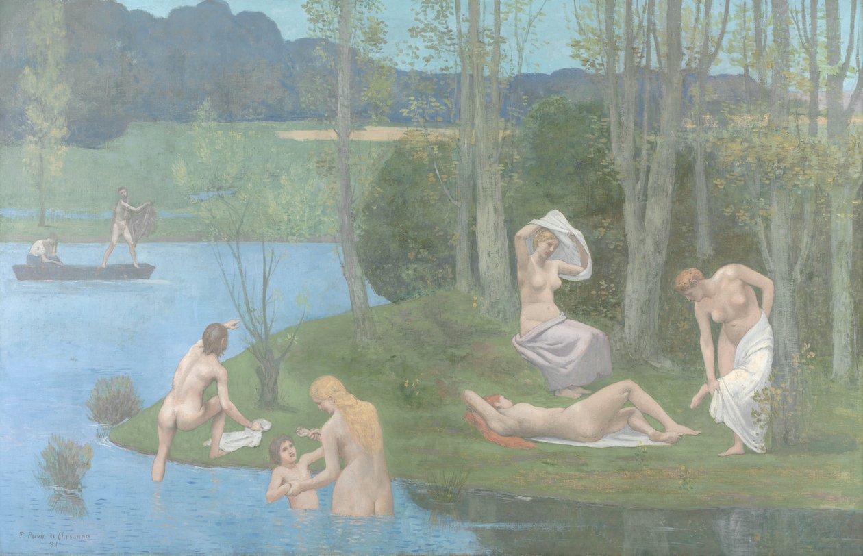 Yaz mevsimi by Pierre Puvis de Chavannes