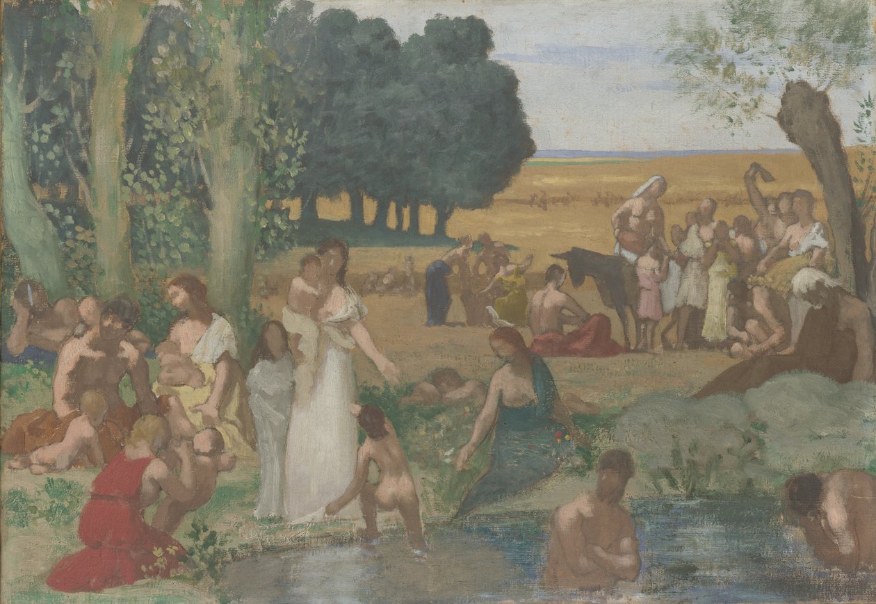 Yaz, 1873 öncesi by Pierre Puvis de Chavannes