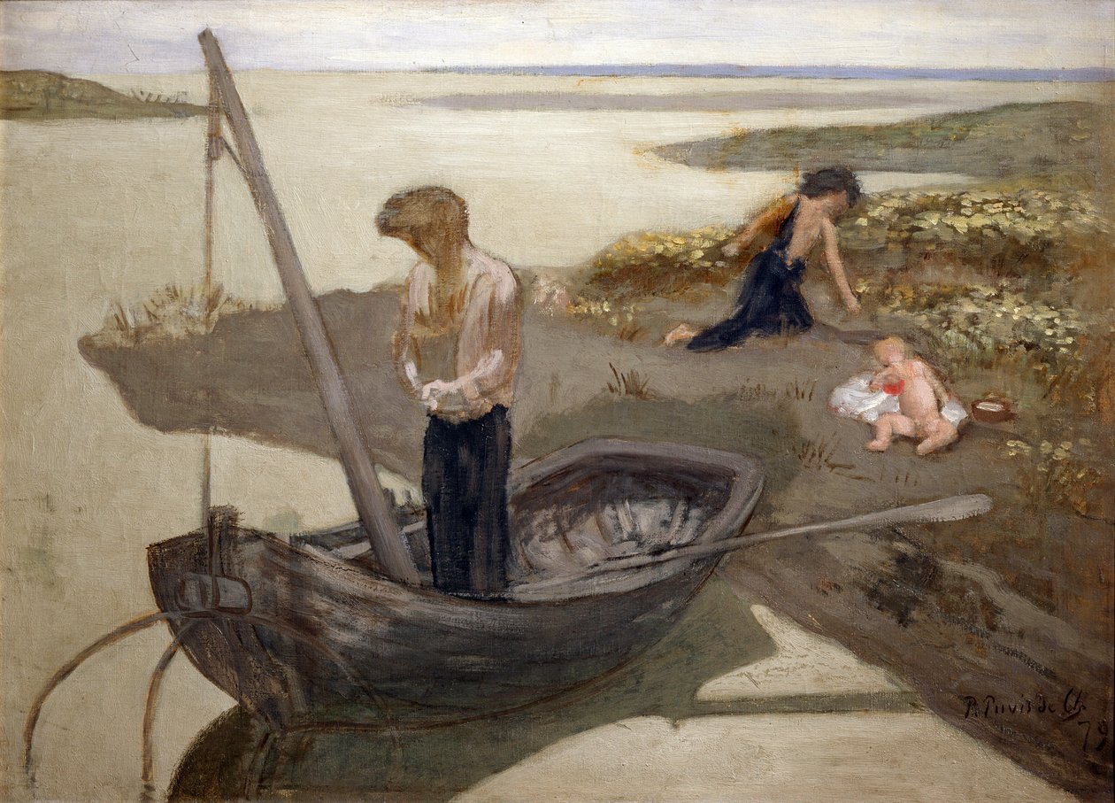 Zavallı Balıkçı, 1879 by Pierre Puvis de Chavannes