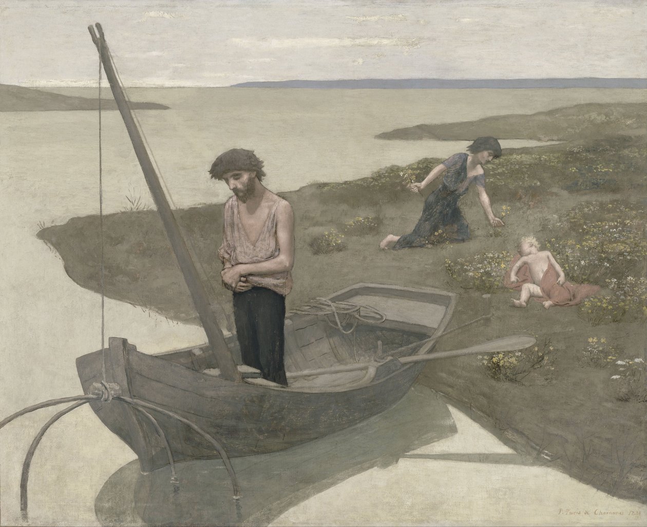 Zavallı Balıkçı, 1881 by Pierre Puvis de Chavannes
