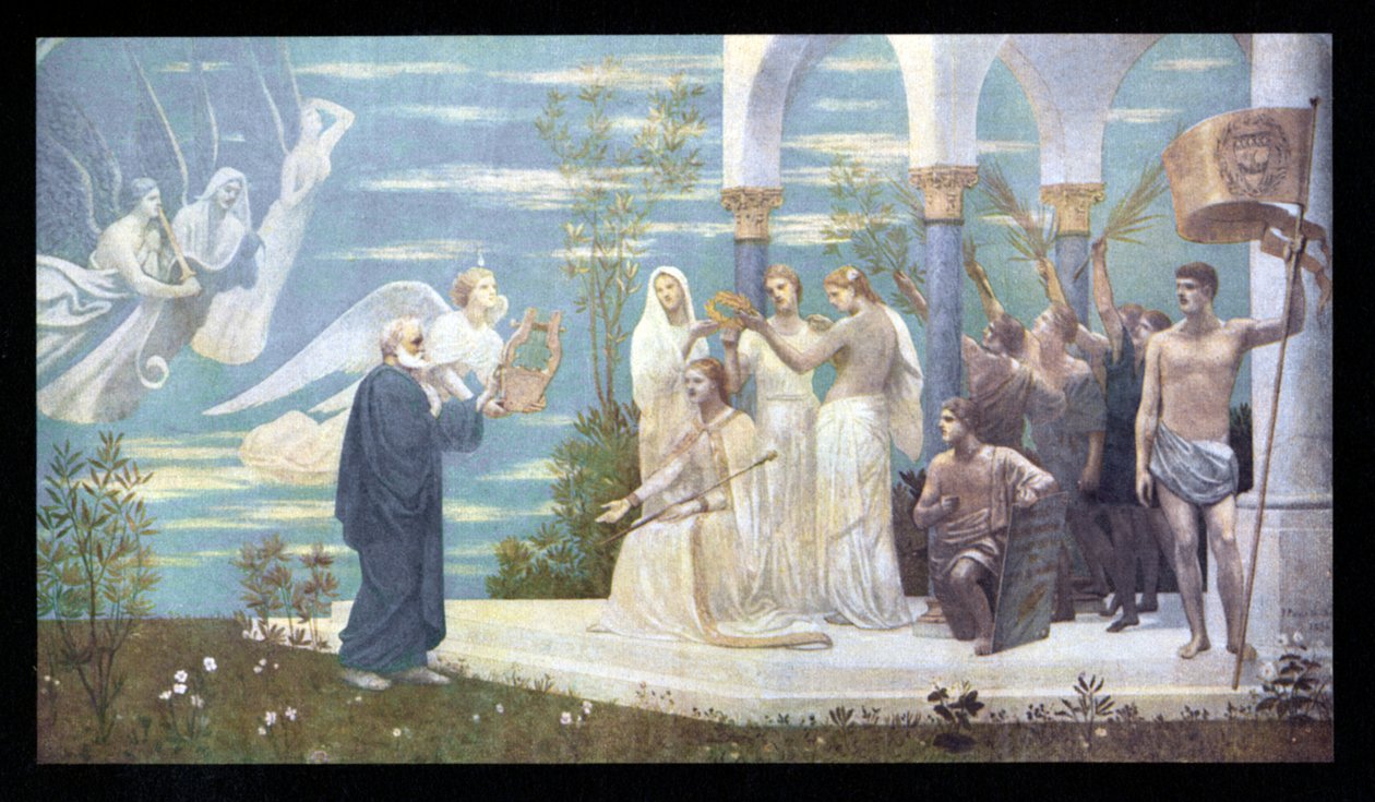 Victor HUGO - portre by Pierre Puvis de Chavannes