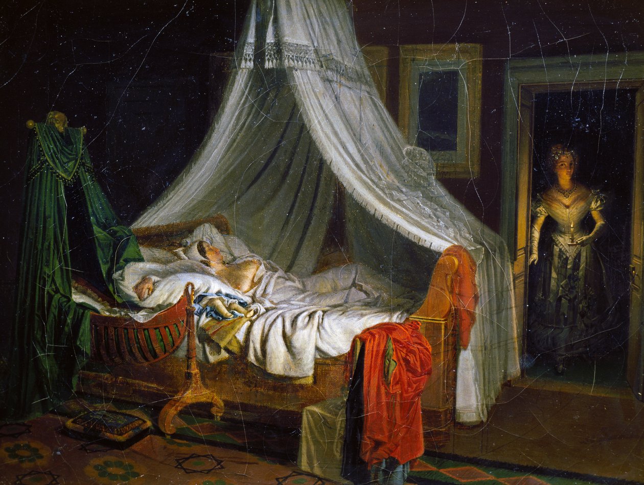 Danstan dönüş, Pierre Roch Vigneron (1789-1872), tuval üzerine yağlı boya, 24,4x32,5 cm, Fransa by Pierre Roch Vigneron