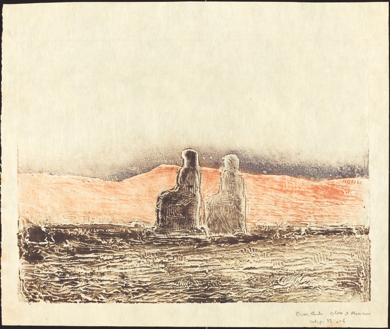 Memnon Devleri (Thebes) by Pierre Roche
