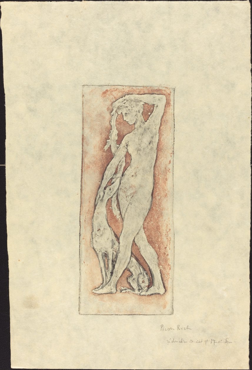 Diane au lebrier (Diana ve Tazı) by Pierre Roche