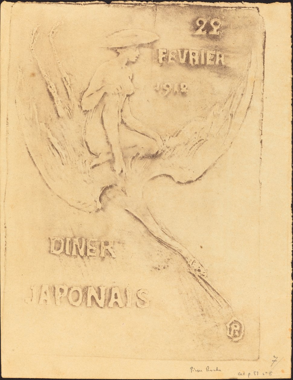 Kadın ve Kuğu, 22 Şubat 1912, Lokanta Japonca (Kadın ve Kuş, 22 Şubat 1912, J by Pierre Roche