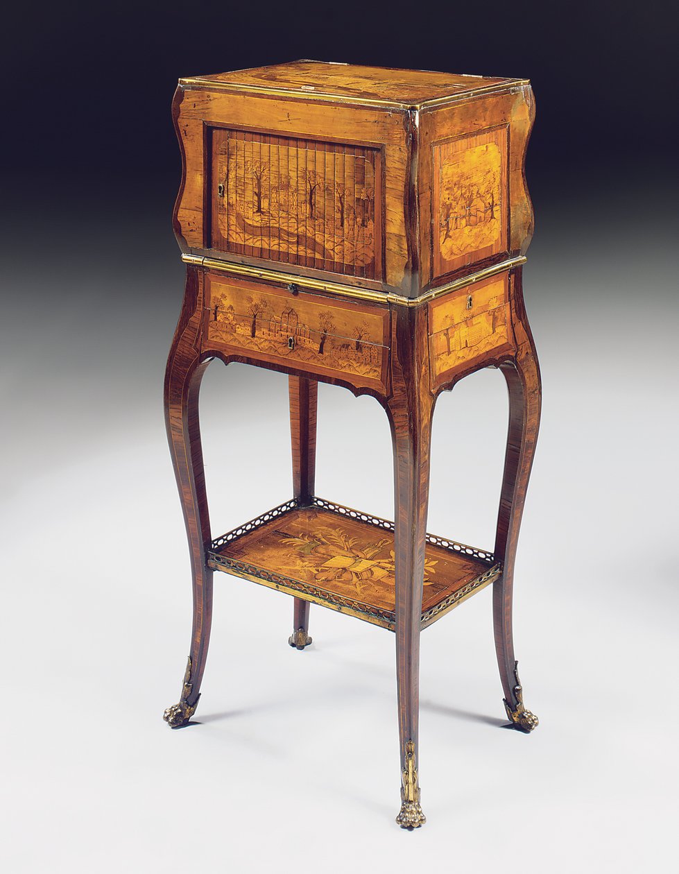 Louis XV sekreter kuyumcu by Pierre Roussel