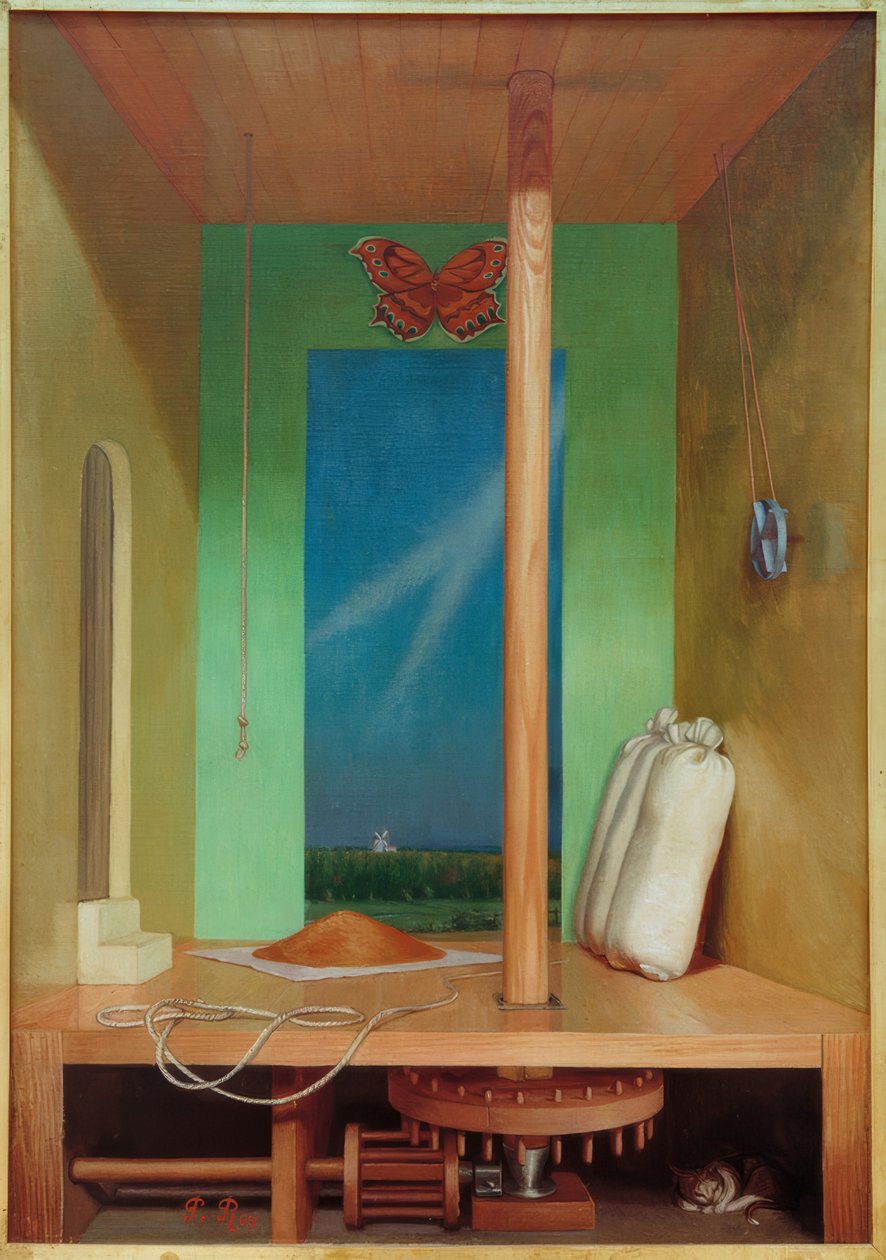 Bir yel değirmeni ziyareti by Pierre Roy