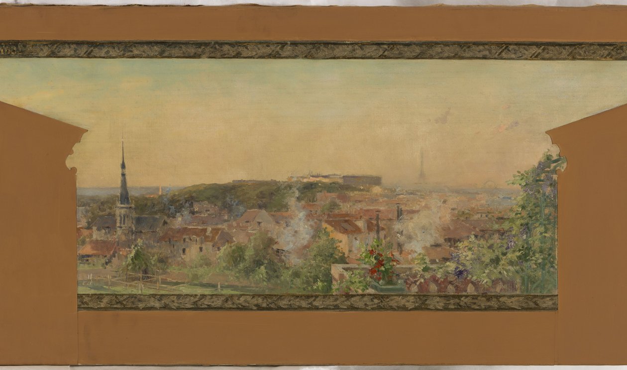 Vanves köy konağı için eskiz: Vanves Panoraması by Pierre Vauthier