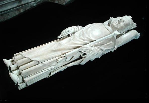 Charles VI Effigy (1368-1422) 1429 (mermer) by Pierre de Thury