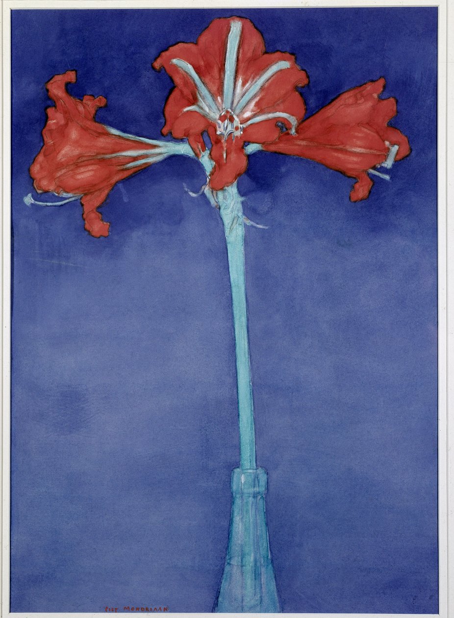 Nergis zambağı by Piet Mondrian