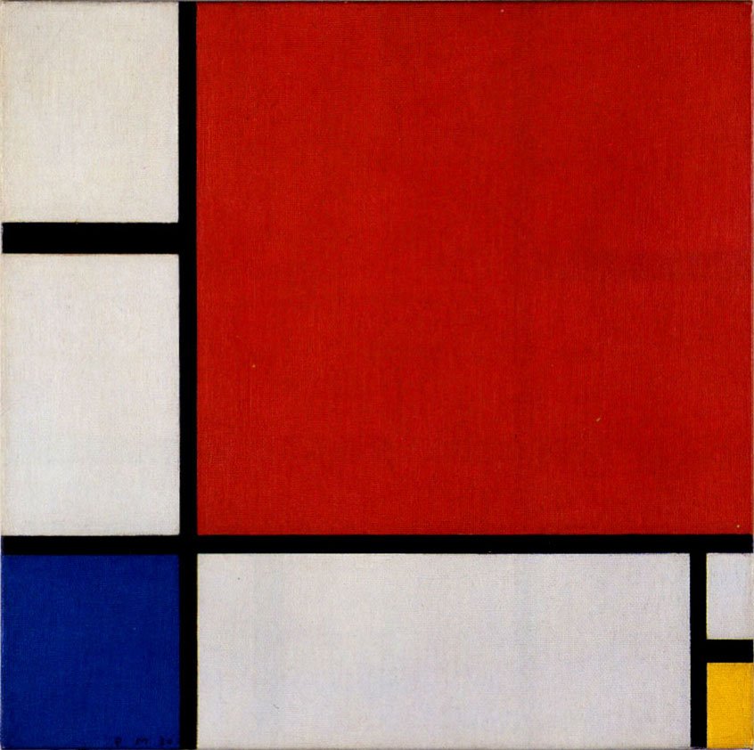 Kırmızı, Mavi ve Sarı Kompozisyon II by Piet Mondrian
