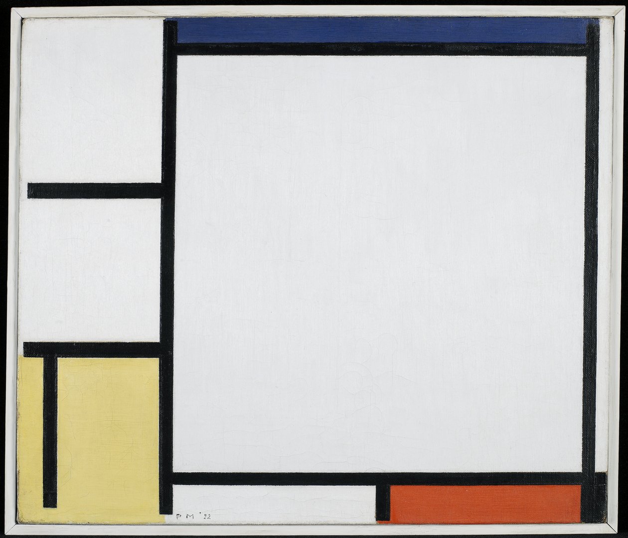 Mavi, Kırmızı, Sarı ve Siyah ile Kompozisyon by Piet Mondrian