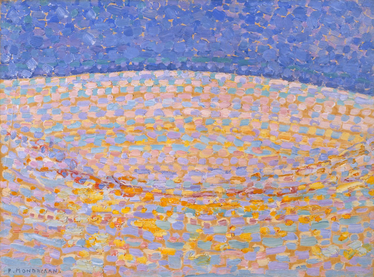Kumdan tepe by Piet Mondrian