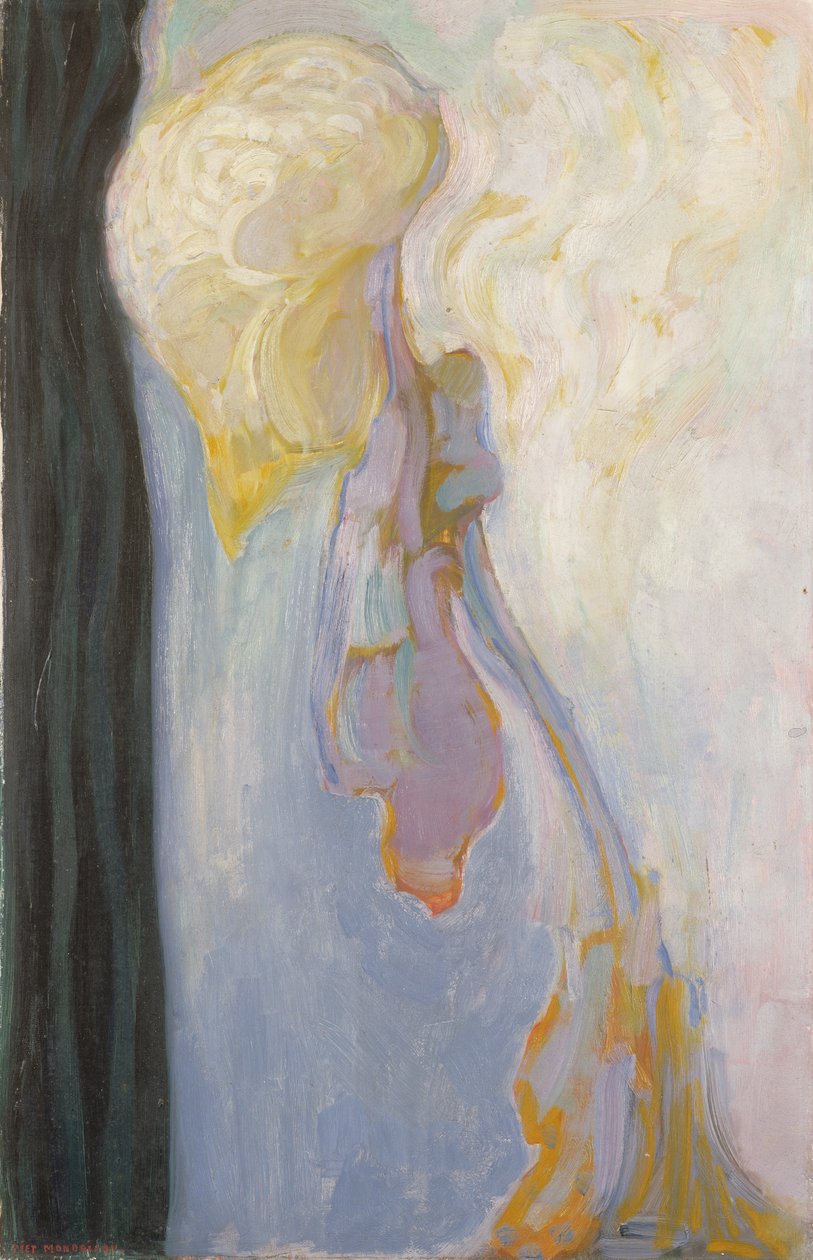 Çiçek: Ölen Krizantem, 1908 by Piet Mondrian