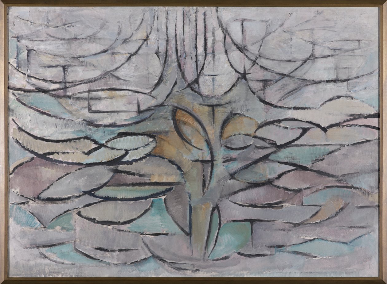 Çiçekli Elma Ağacı, 1912 by Piet Mondrian