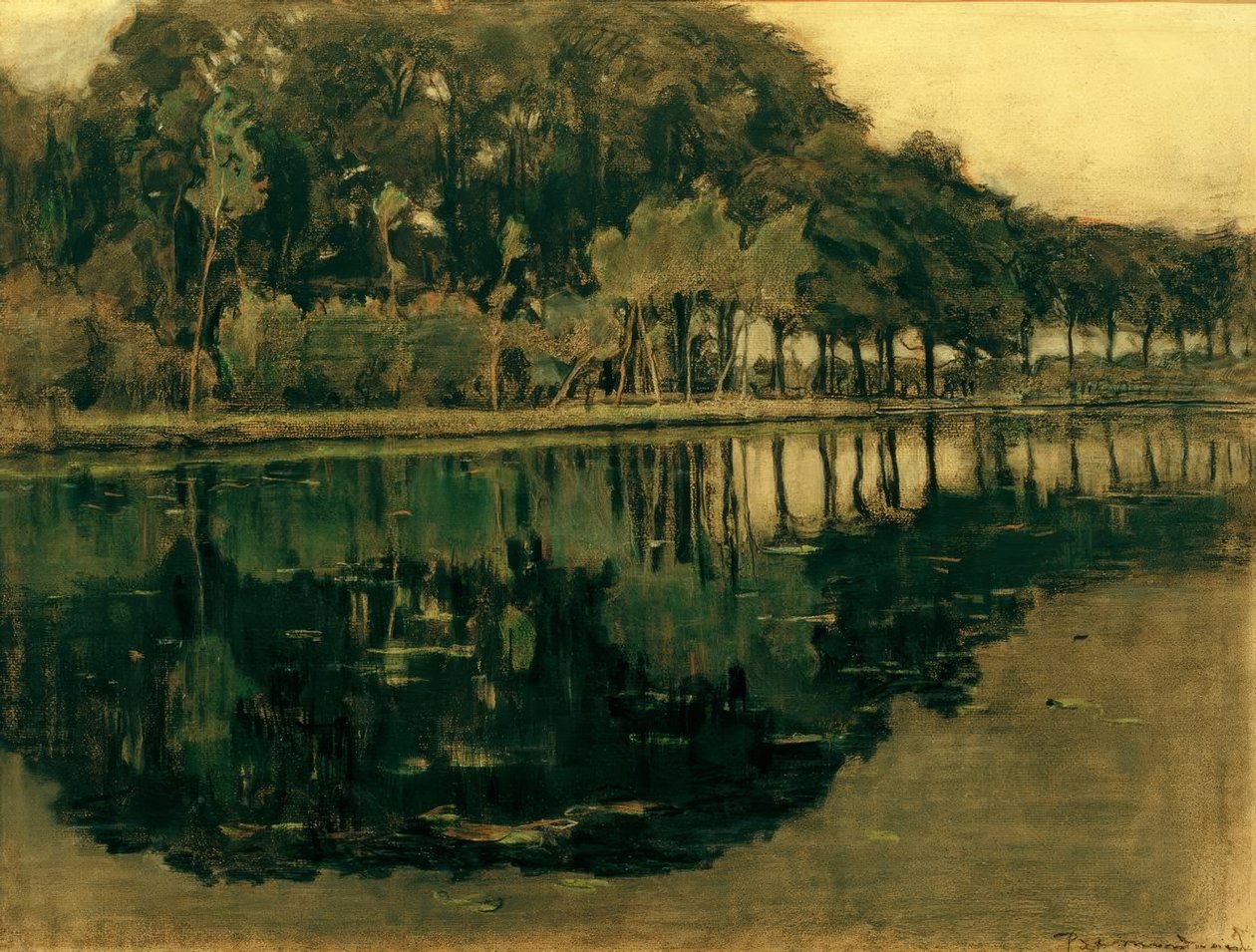 Yüksek Ufuk ile Geinrust Çiftliği by Piet Mondrian