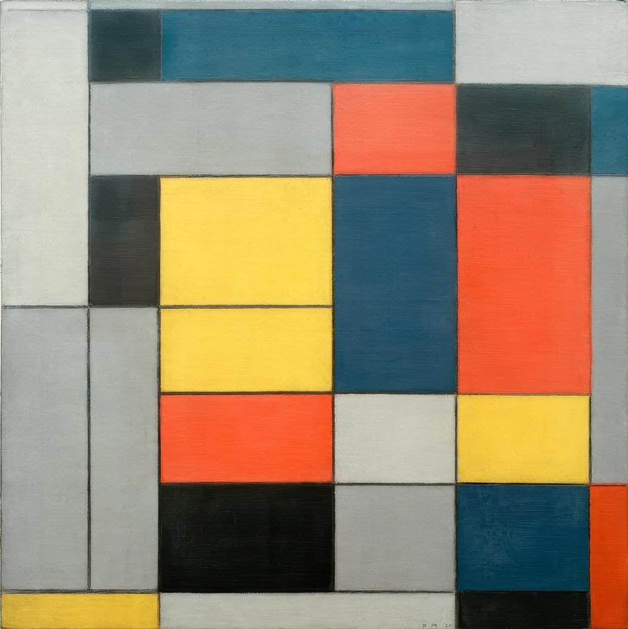 Kompozisyon numarası BİZ; Kompozisyon numarası II; Schwa ile kompozisyon by Piet Mondrian