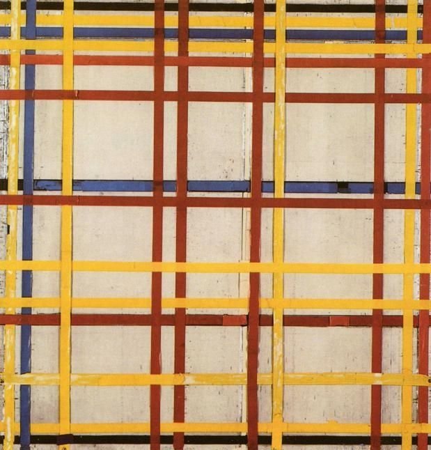 New York City by Piet Mondrian