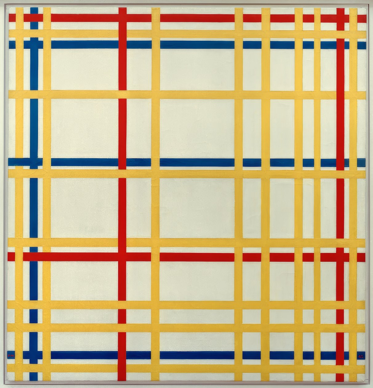New York City; New York Şehri Ben by Piet Mondrian