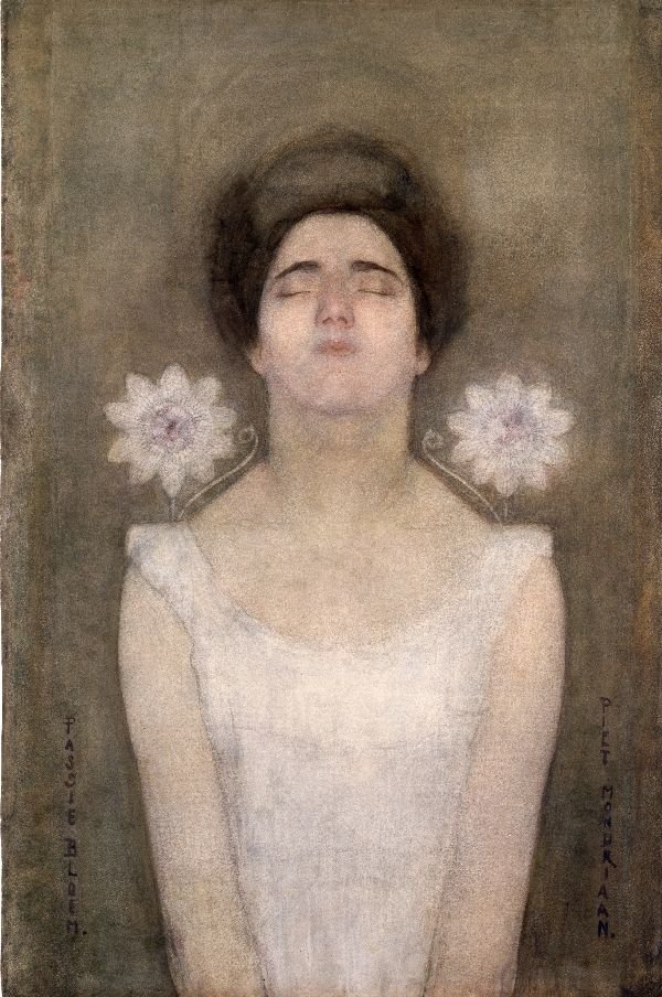 tutku çiçeği by Piet Mondrian