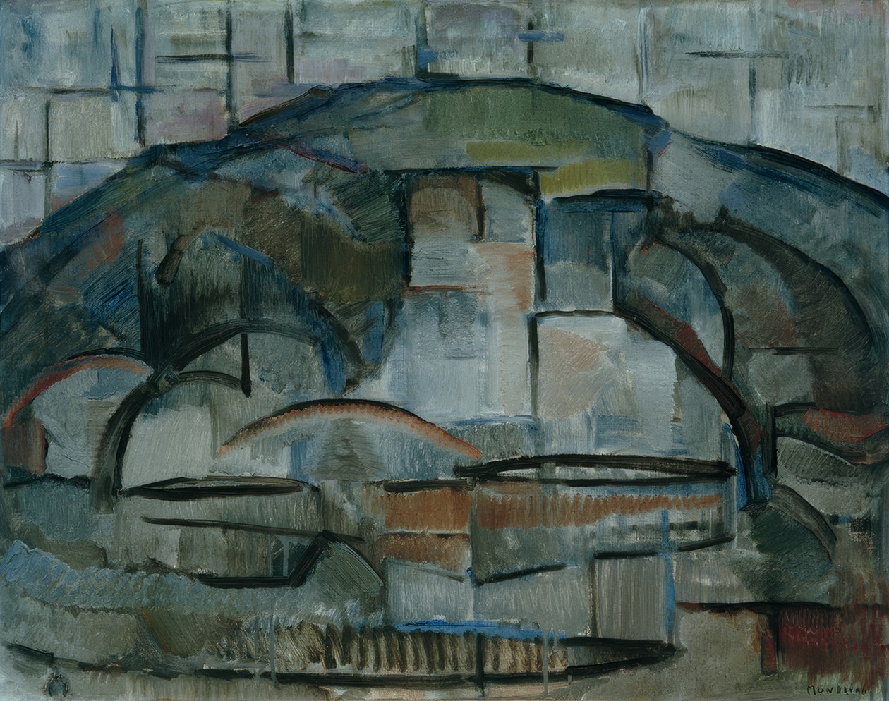 Kırsal kesim by Piet Mondrian