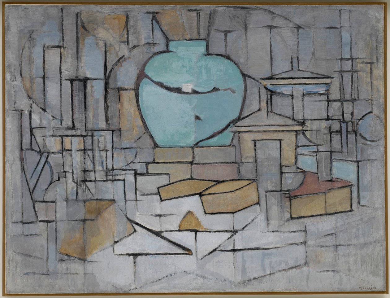 Zencefilli Natürmort 2, 1912 by Piet Mondrian