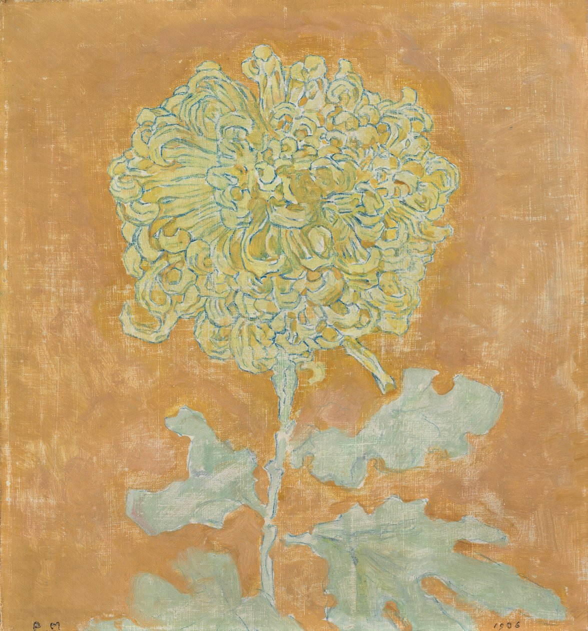 Krizantem by Piet Mondrian