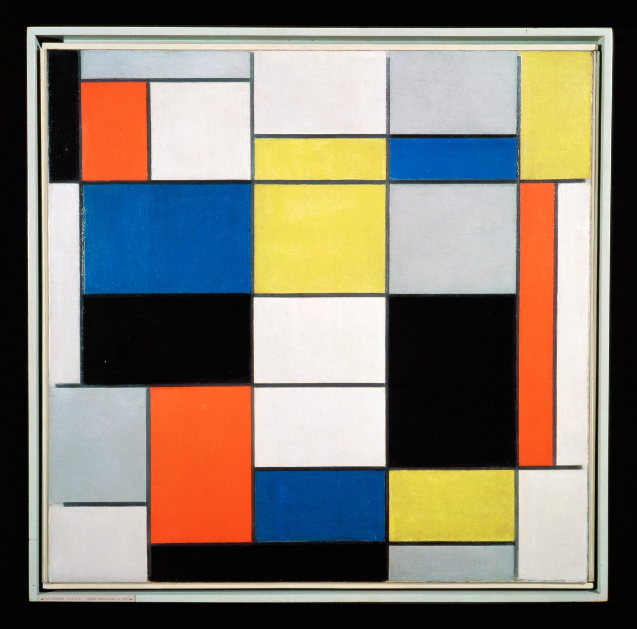 Kompozisyon A (tuval üzerine yağlıboya) by Piet Mondrian