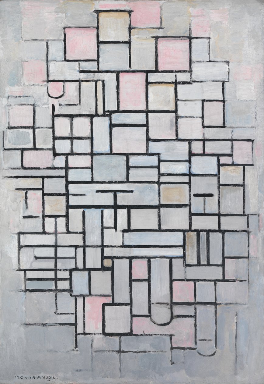 Kompozisyon No. IV by Piet Mondrian