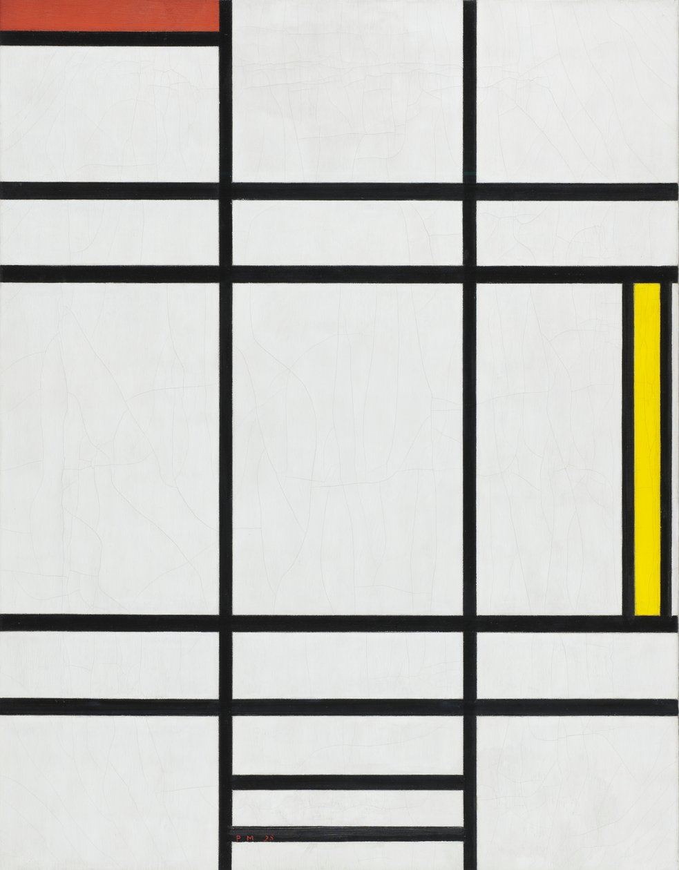 Beyaz, Kırmızı ve Sarı Kompozisyon, 1936 by Piet Mondrian
