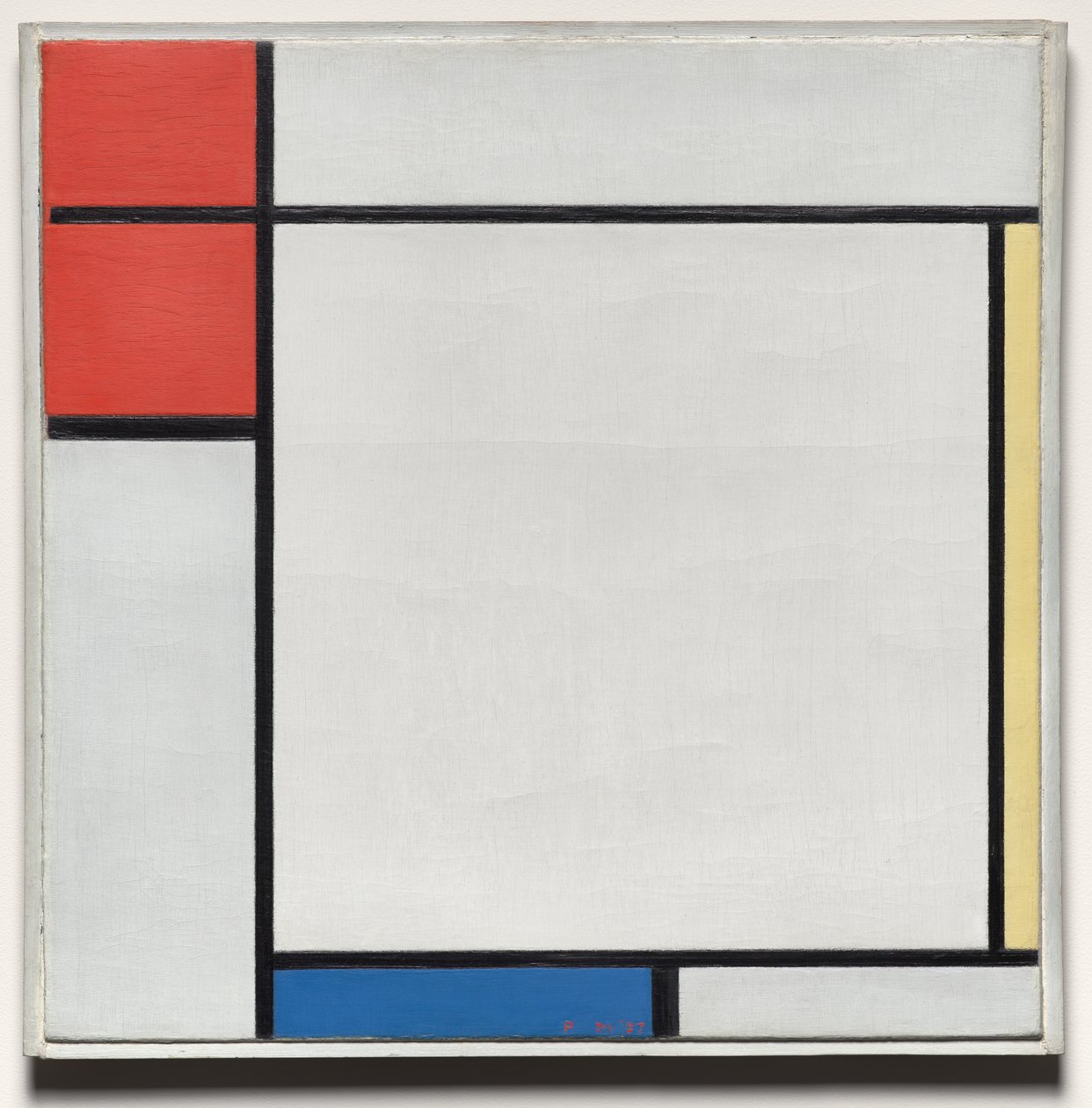 Kırmızı, Sarı ve Mavi ile Kompozisyon by Piet Mondrian