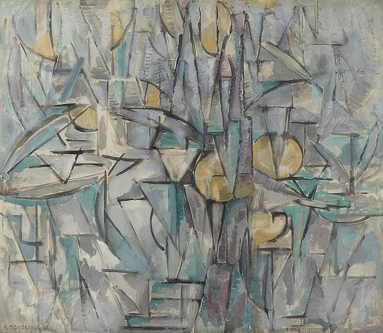 Kompozisyon X. 1911 by Piet Mondrian