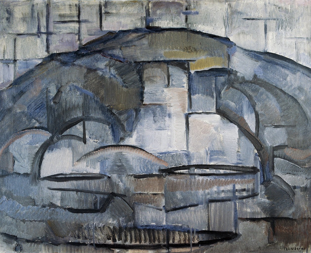 Manzara by Piet Mondrian