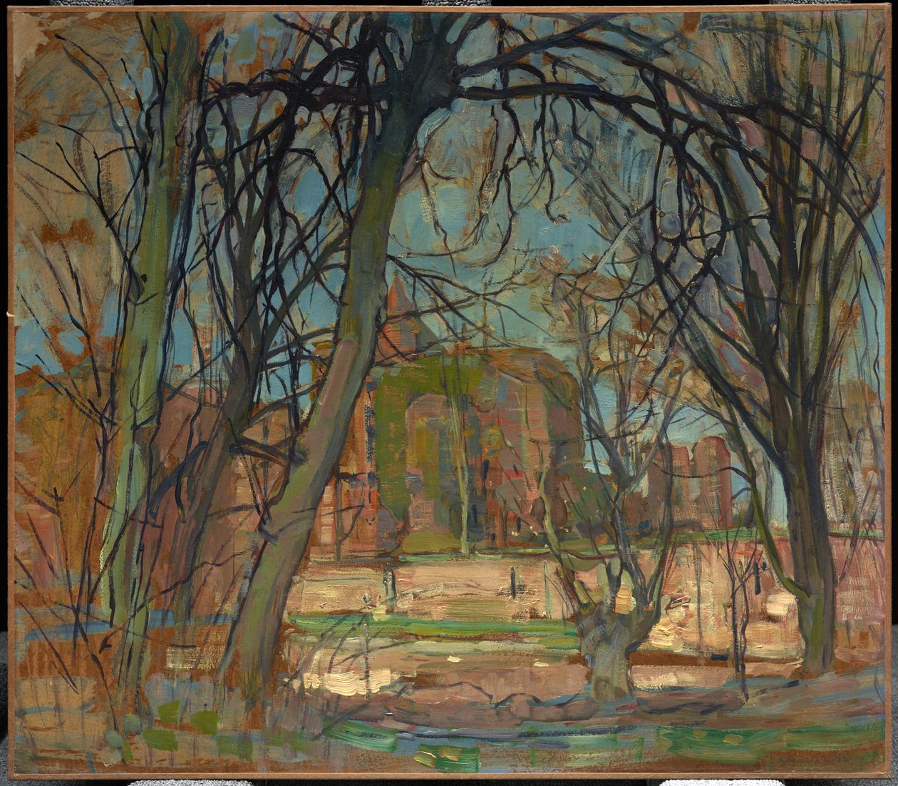 İlkbahar Güneşi (Bahar Güneşi): Kale Harabesi: Brederode by Piet Mondrian