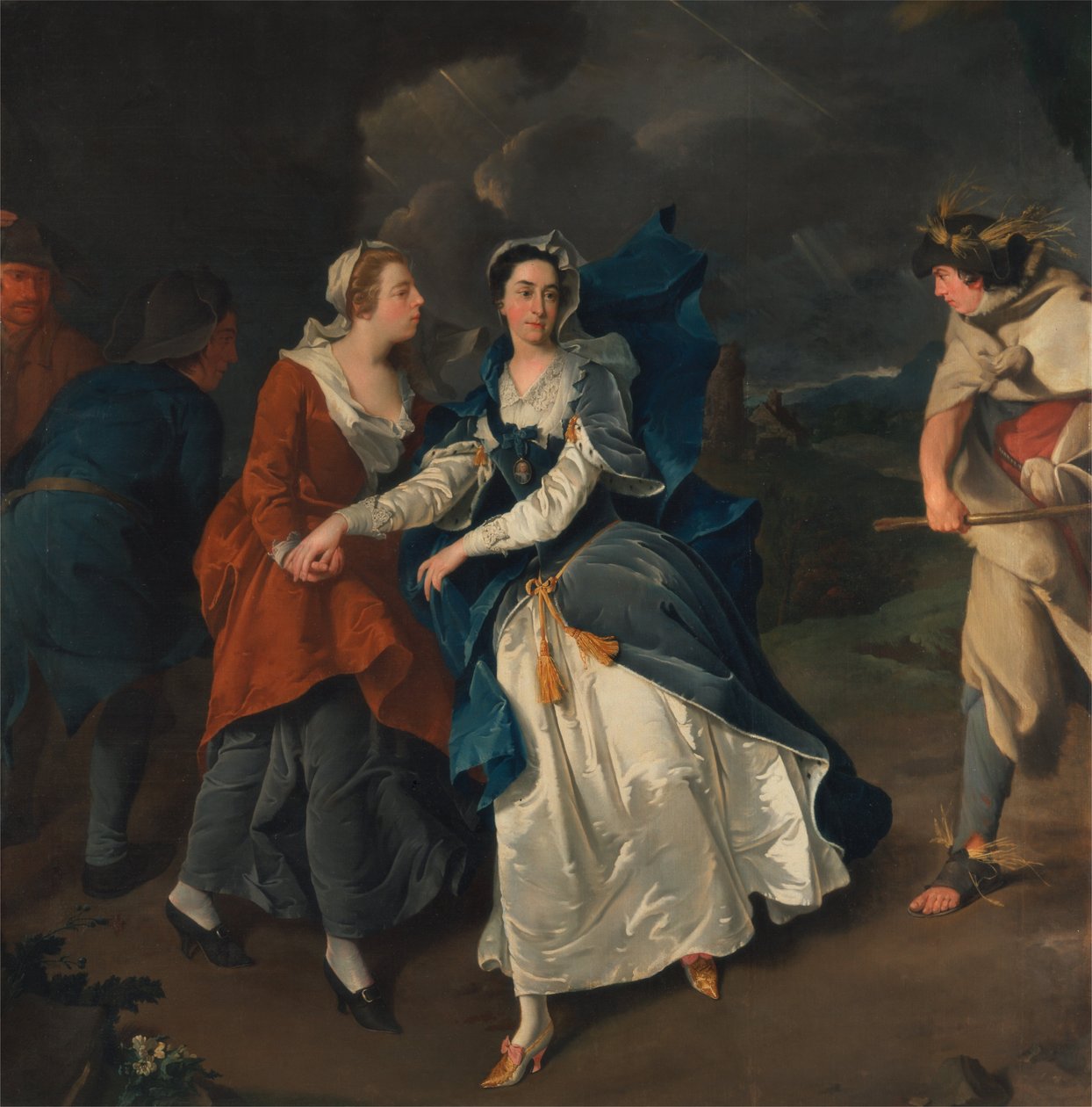 Bayan Cibber Cordelia olarak by Pieter van Bleeck