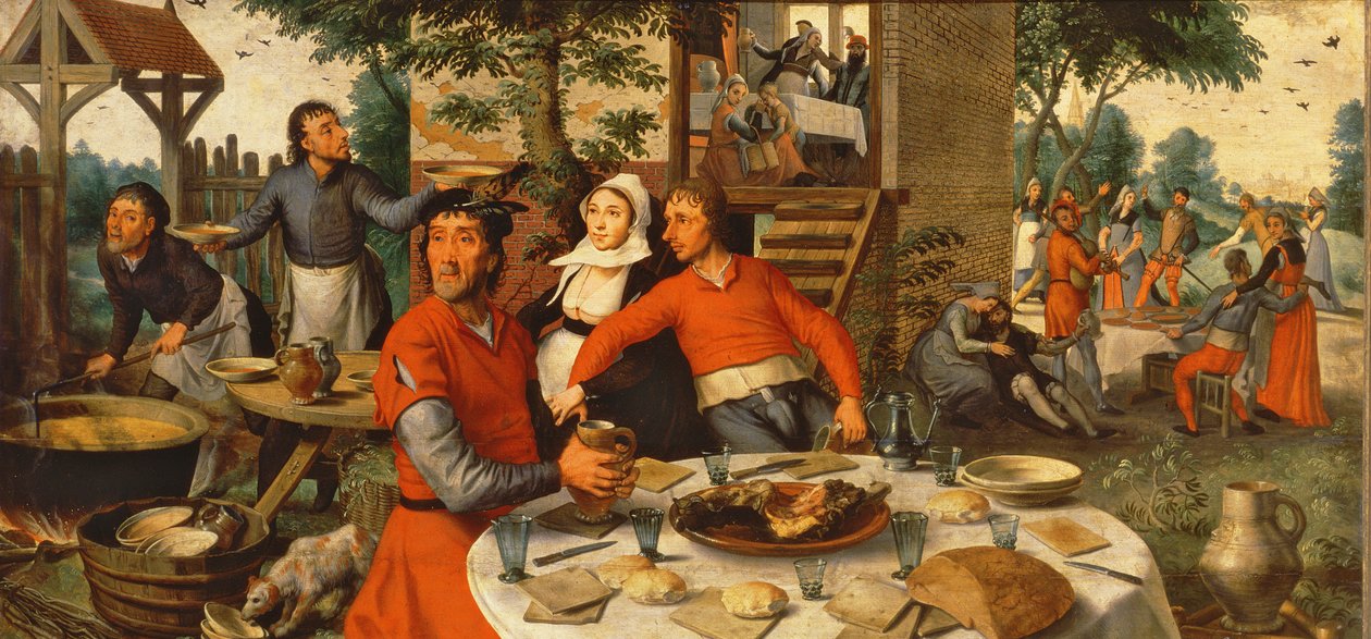 Köylü Bayramı, 1550 by Pieter Aertsen