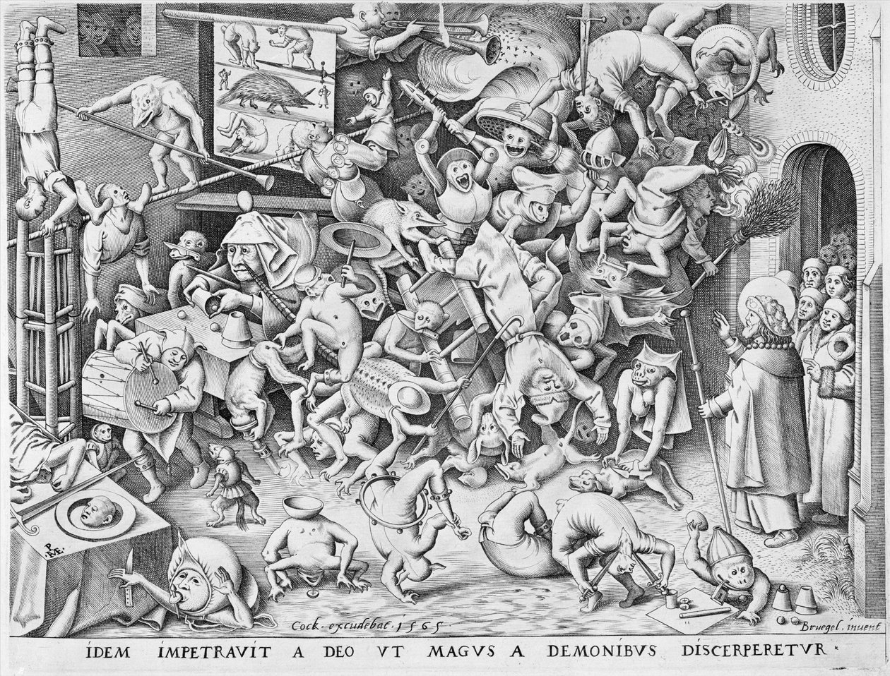 Büyücünün Düşüşü by Pieter Bruegel the Elder