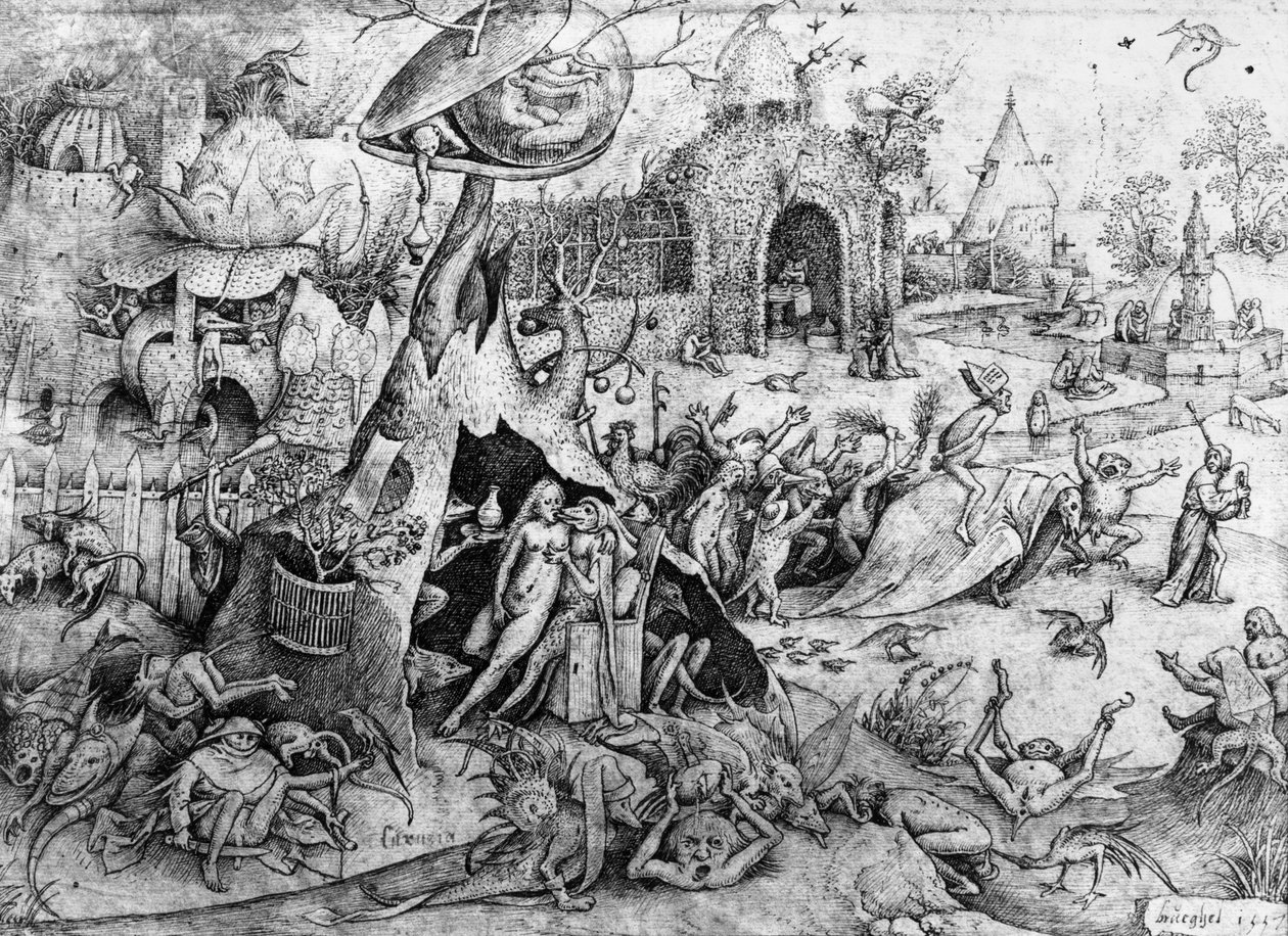 Lüks, 1557 by Pieter Bruegel the Elder