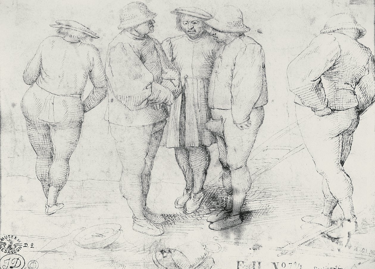 Konuşmada Köylüler by Pieter Bruegel the Elder