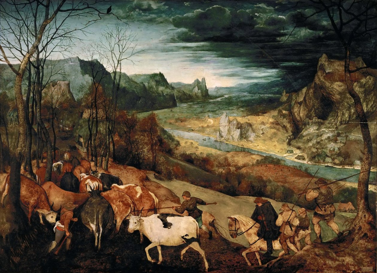Sürünün Dönüşü (Sonbahar) by Pieter Bruegel the Elder