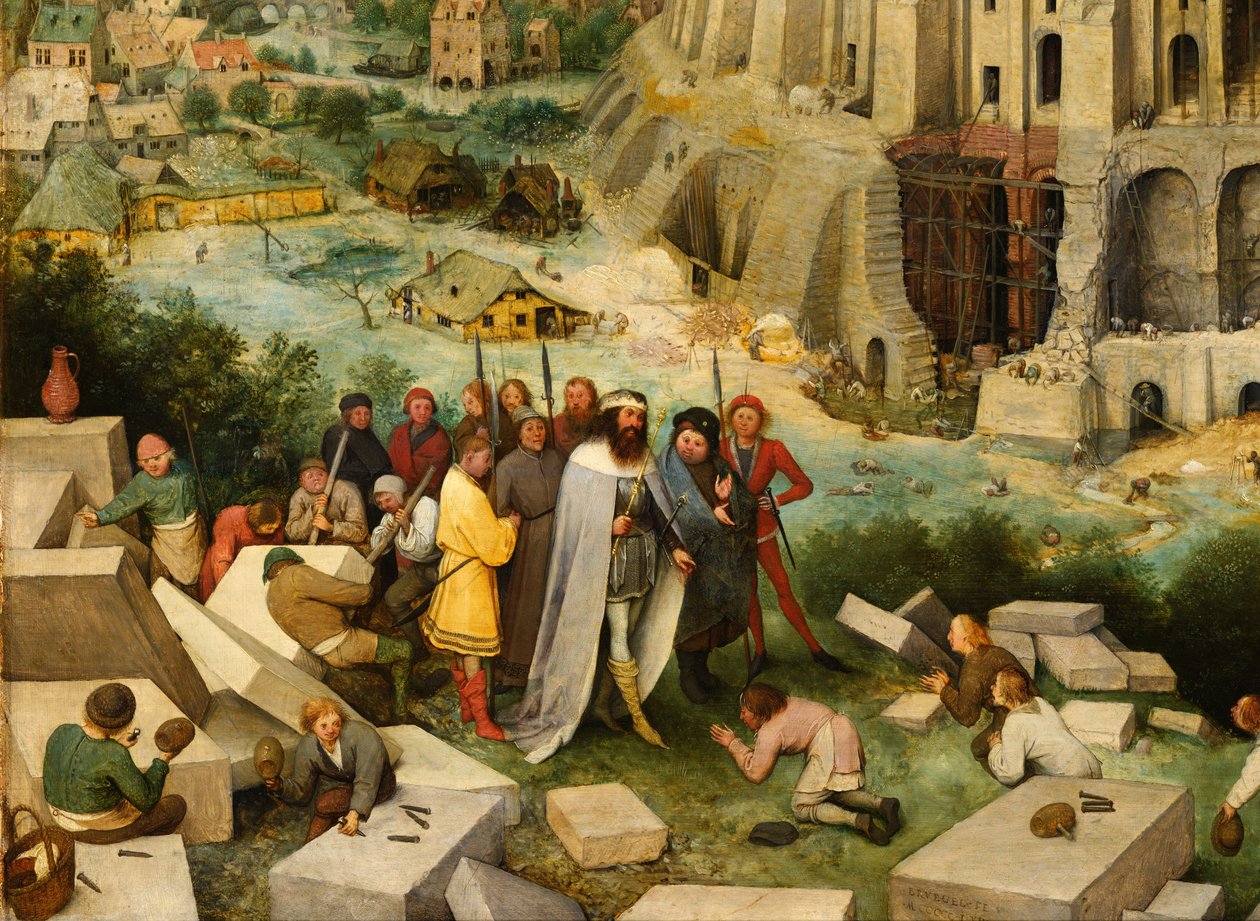 Babil Kulesi, detay by Pieter Bruegel the Elder