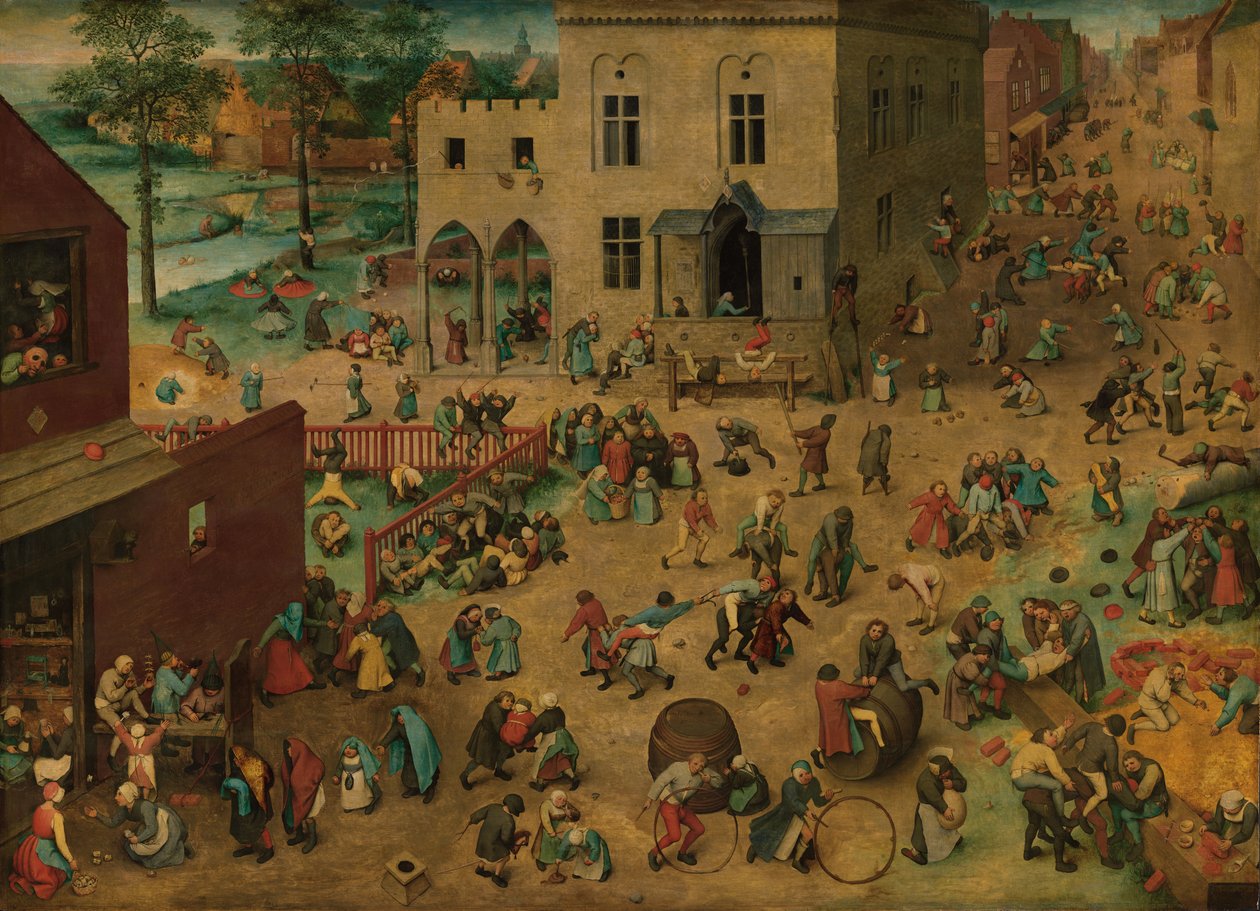 Çocuk Oyunları by Pieter Bruegel the Elder