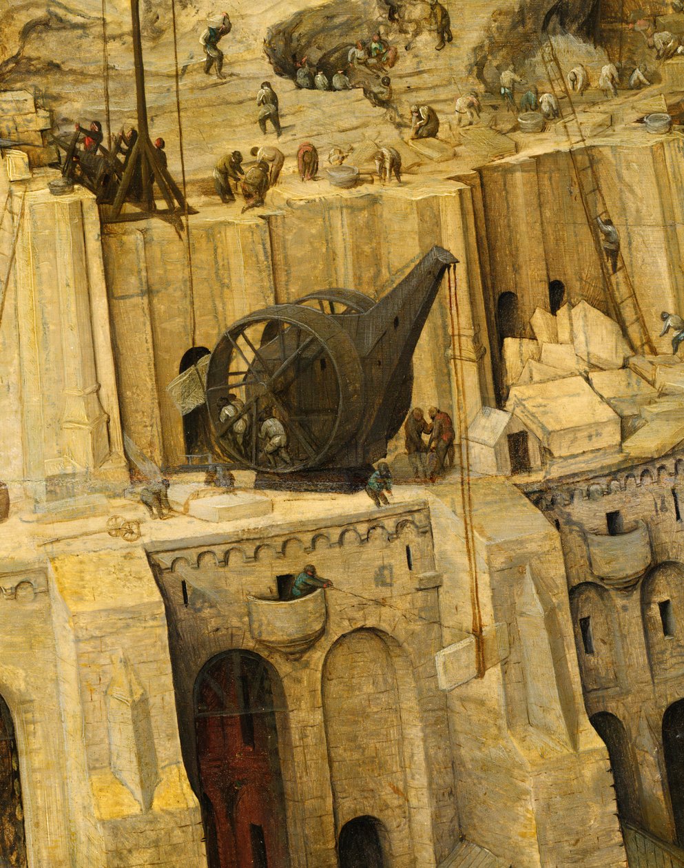pedallı vinç by Pieter Bruegel the Elder