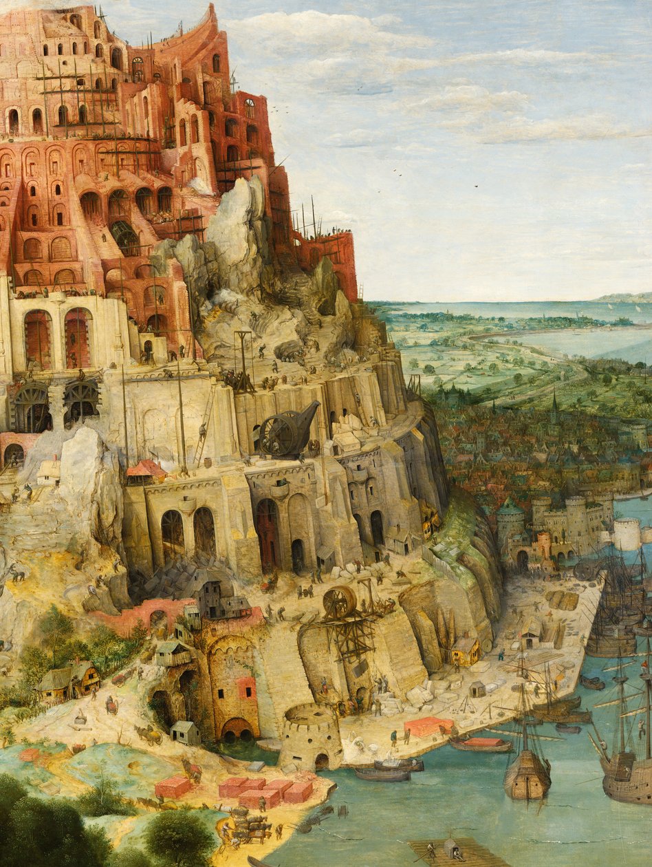 Babil Kulesi (detay) by Pieter Bruegel the Elder