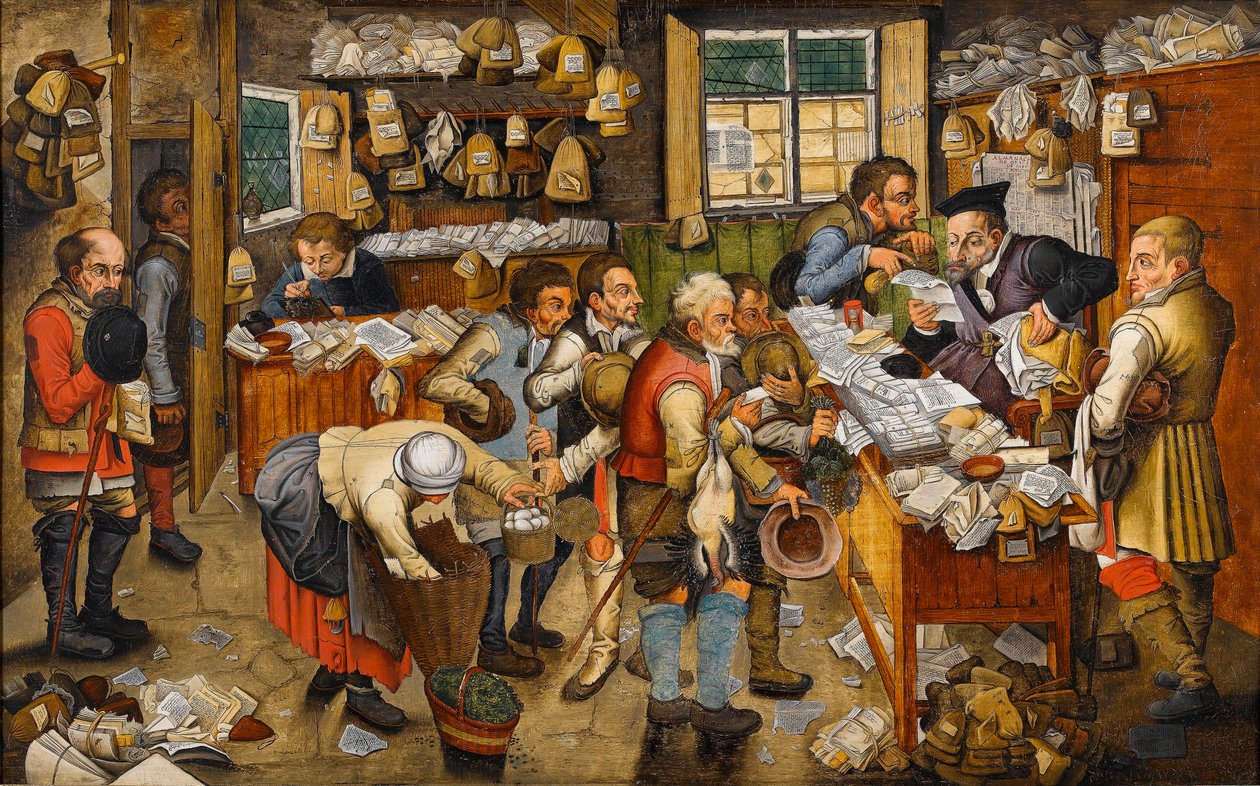 Ondalıkların Ödemesi by Pieter Brueghel the Younger
