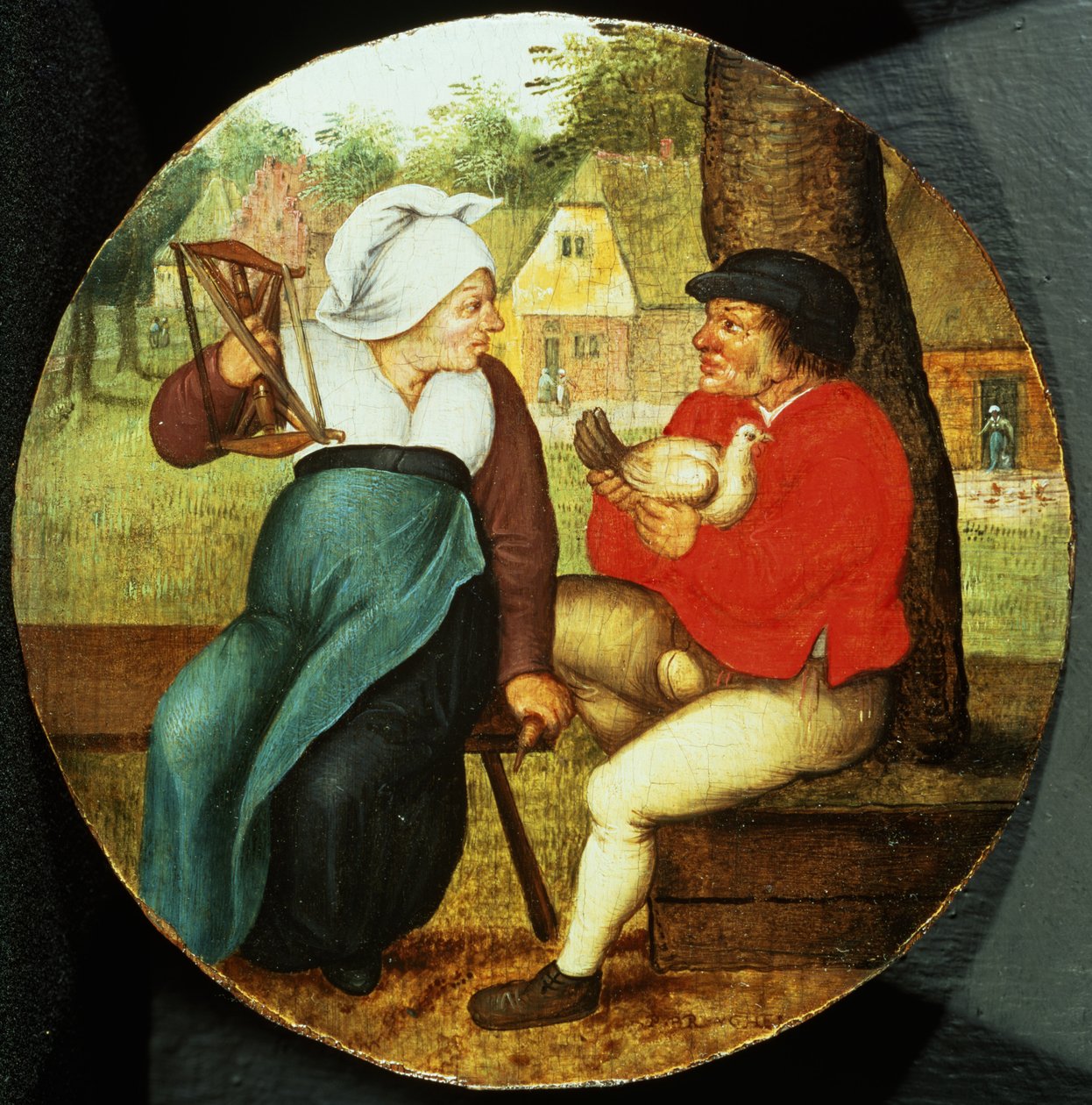 Bir Flaman Atasözü (panel) by Pieter Brueghel the Younger