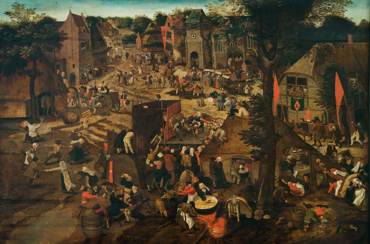 Bir Köy Fuarı (Aziz Hubert ve Aziz Anthony Onuruna Köy Festivali) by Pieter Brueghel the Younger