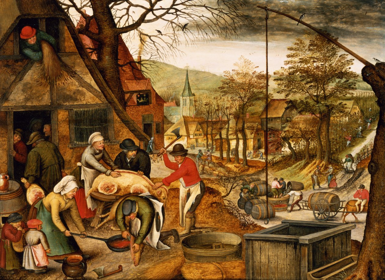 Sonbahar Alegori by Pieter Brueghel the Younger