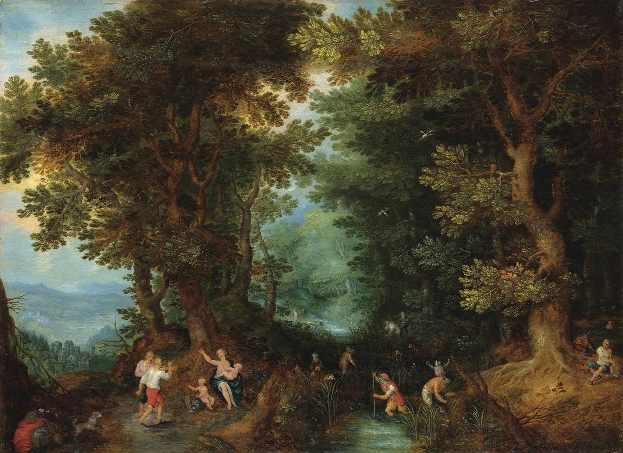 Latona, Likyalı köylüleri Kurbağaya çevirdi by Pieter Brueghel the Younger