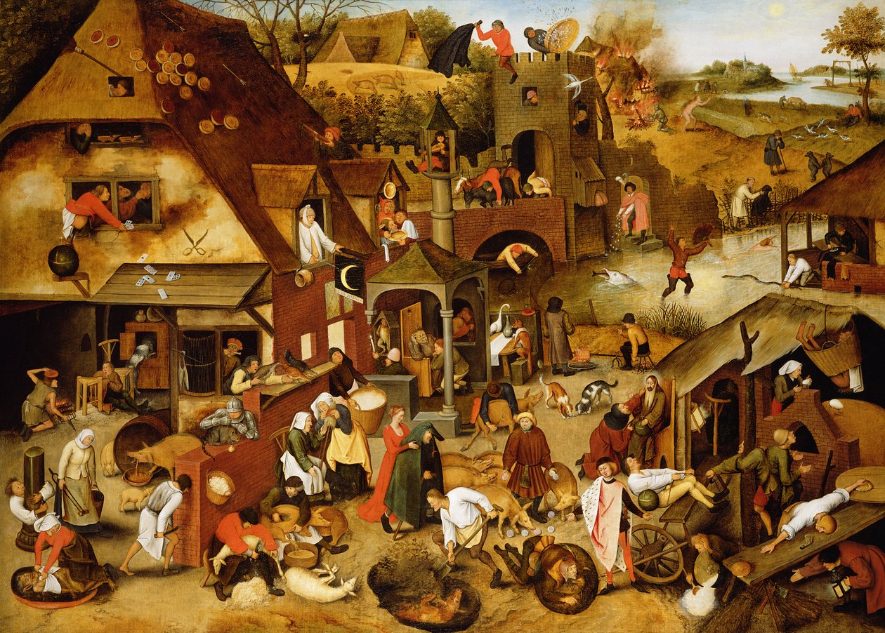 Flaman Atasözleri by Pieter Brueghel the Younger